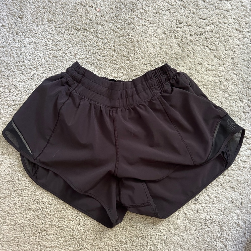 Hotty hot lululemon black shorts 2.5 in inseam
